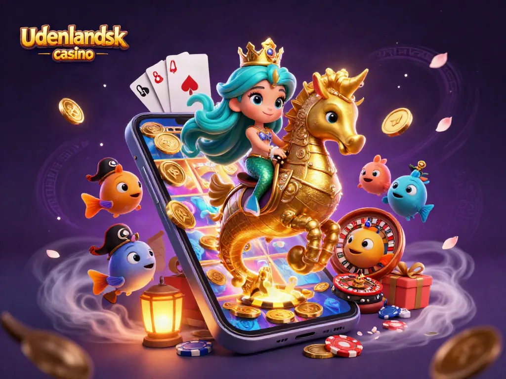 Discover vibrant gameplay excitement with udenlandsk casino alongside colorful characters and casino elements.