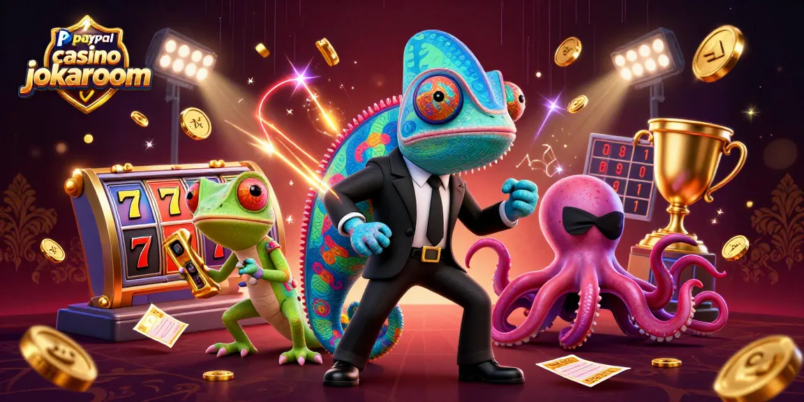 Experience thrilling gameplay at paypal casino jokaroom with slot reels and celebratory elements.