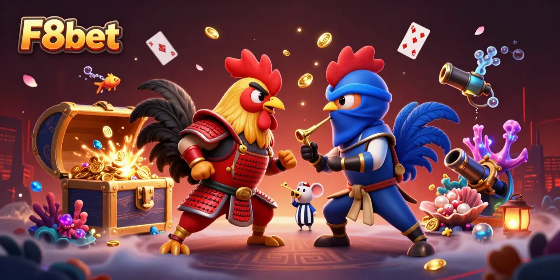 Experience epic battles and gambling excitement with F8bet’s vibrant rooster showdown!